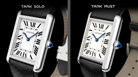 best cartier tank|cartier tank must vs solo.